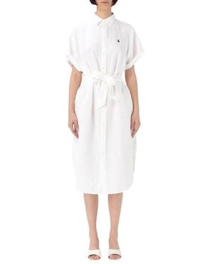 Polo Ralph Lauren Shirt Dresses - Bianco