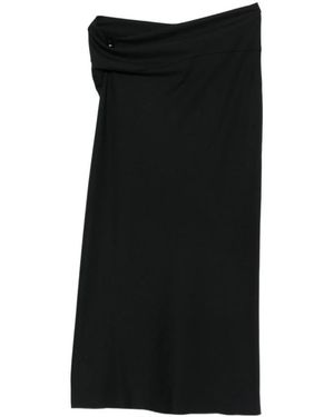 Alberta Ferretti Midi Skirts - Black