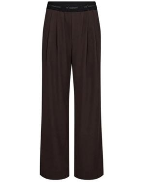 co'couture Broeken ,Bruin ,Alinicc Logo Pant