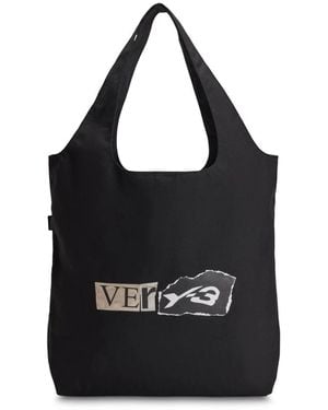 Y-3 Tote Bags - Black