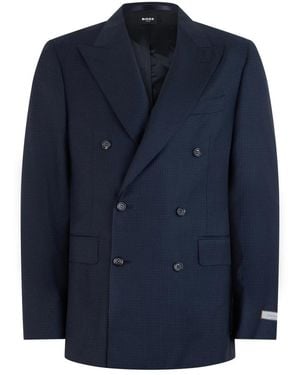 Canali Zweireihiger Blazer - Blau
