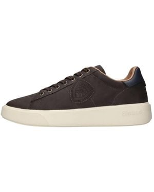 Blauer Schoenen ,Bruin ,Leer Buck 01 Sneaker
