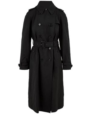Aspesi Belted Coats - Negro