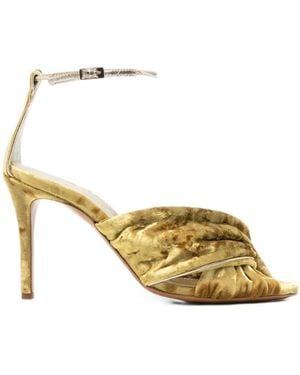 forte_forte High Heel Sandals - Metallic