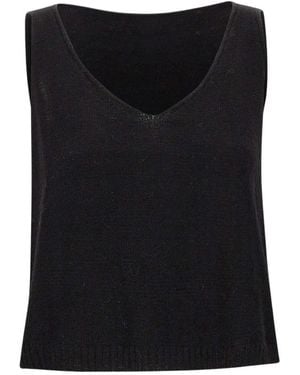Maurizio Mykonos V-Neck Knitwear - Noir