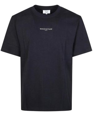 Maison Kitsuné T-Shirts - Blue