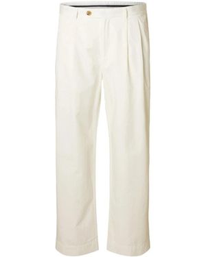SELECTED Wide Trousers - Neutre