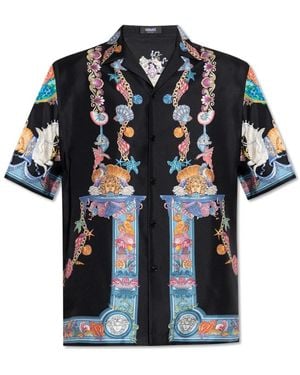 Versace Short Sleeve Shirts - Noir