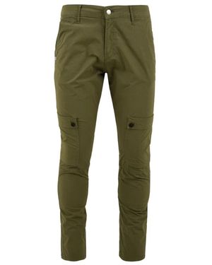 Daniele Alessandrini Slim-Fit Trousers - Green