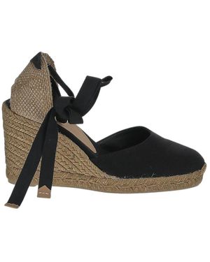 Castañer Schoenen ,Zwart ,Katoen Wedge Espadrilles