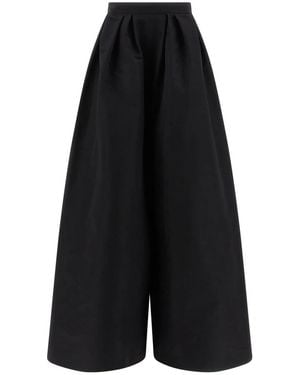 Carolina Herrera Wide Trousers - Black