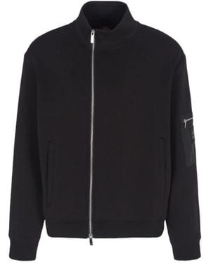 ARMANI EXCHANGE Zip-Throughs - Black