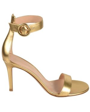 Gianvito Rossi High Heel Sandals - Metallic