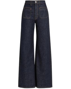 KHAITE Wide Jeans - Blue