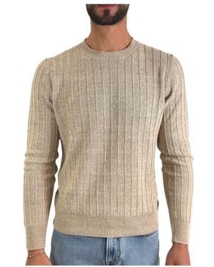 La Fileria Round-Neck Knitwear - Grijs
