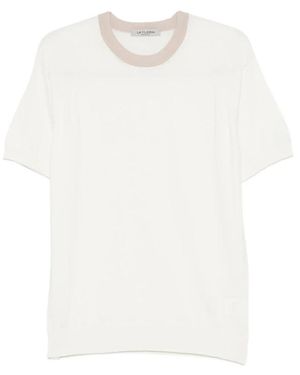 La Fileria Round-Neck Knitwear - White