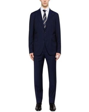 Tagliatore Single Breasted Suits - Blu