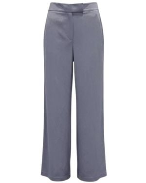 Nenette Wide Trousers - Blu