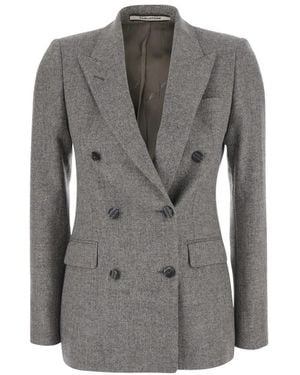 Tagliatore Resca Double-Breasted Jacket - Grijs
