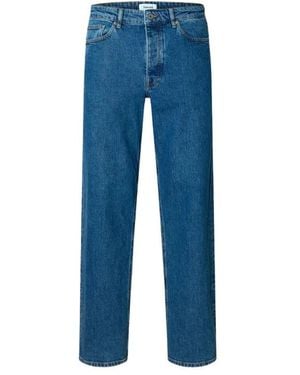 SELECTED Loose-Fit Jeans - Azul