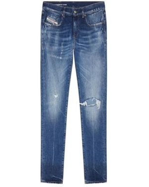 DIESEL 5-Pocket Jeans 2019 D-Strukt Herren - Blau