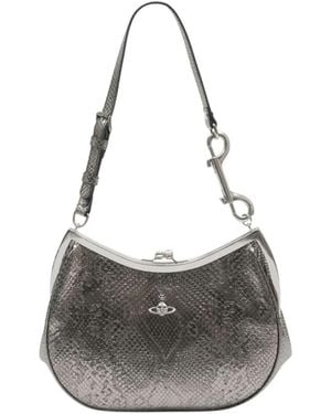 Vivienne Westwood Charm Frame Schoudertas - Grijs