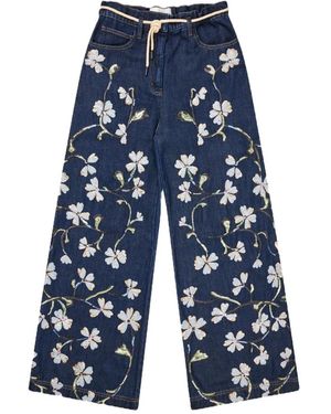 Munthe Wide Jeans - Blu