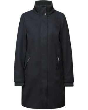 Street One Single-Breasted Coats - Blu