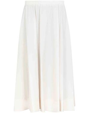 Akep Maxi Skirts - White