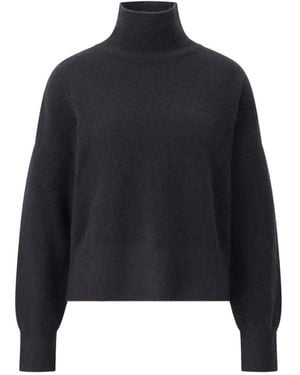 Samsøe & Samsøe Alpaka Wollmischung Rollkragenpullover - Blau