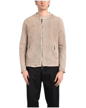 Giorgio Brato Bomber Jackets - Natural