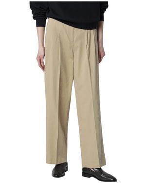 DUNST Wide Trousers - Neutre