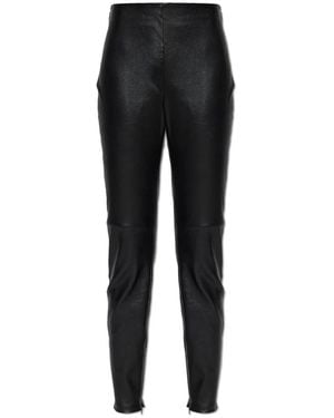 Versace Leather Trousers - Negro