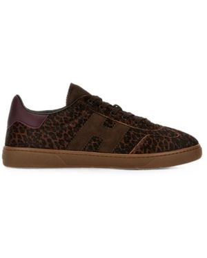 Hogan Schoenen ,Bruin ,Leer Cool Sneakers