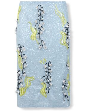 Des Phemmes Midi Skirts - Azul