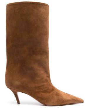 AMINA MUADDI Heeled Boots - Brown