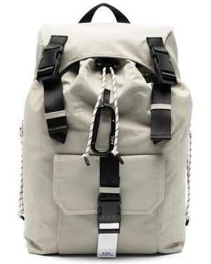 A.P.C. Backpacks - Grey