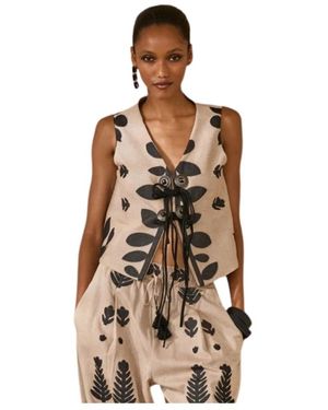 Souvenir Clubbing Gilet - Braun