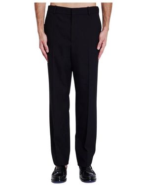 Saint Laurent Broeken ,Zwart ,Wol Pantalone Classic