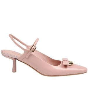Ferragamo Rosa leder slingback pumps - Pink