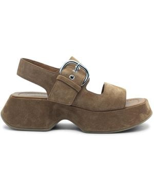 Vic Matié Flat Sandals - Bruin