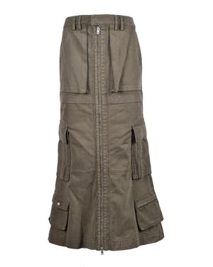 we11done Maxi Skirts - Brown