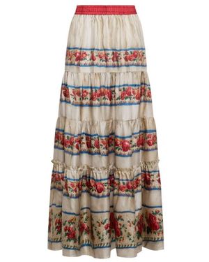 Pierre Louis Mascia Maxi Skirts - Brown