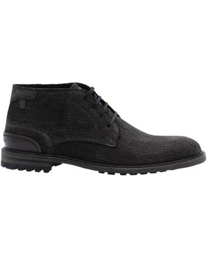 Floris Van Bommel Lace-Up Boots - Nero