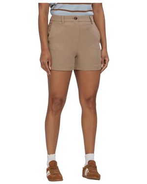 Modström Korte Broeken ,Bruin ,Leer Alayamd Shorts - Naturel