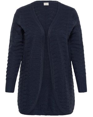Kaffe Gebreid Vest - Blauw