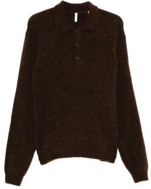 sunflower Round-Neck Knitwear - Brown