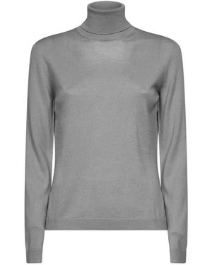 Blanca Vita Turtlenecks - Grey