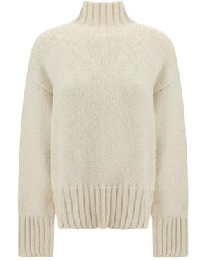 Jil Sander Turtlenecks - Blanco