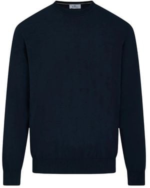 Aquascutum Round-Neck Knitwear - Blue